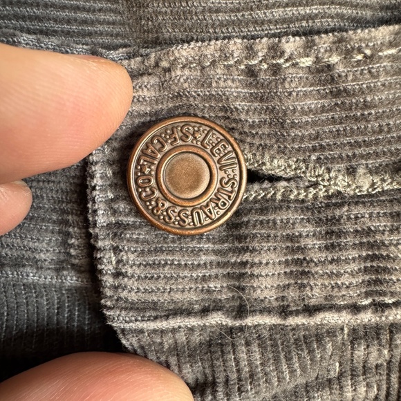 Levi's Men's Corduroy Pants - Gray - Picture 5 of 14